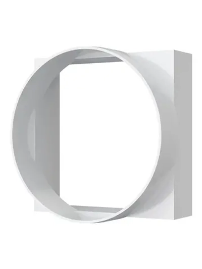 Переходник пластиковый ERA D100 мм 90х90 мм