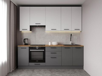 Кухонный гарнитур Вегас 2400 (верх 950 ) столешница 26 мм