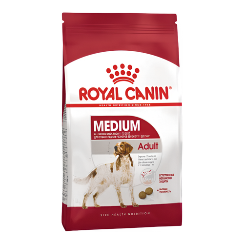 Royal Canin корм сухой для взрослых собак средних пород