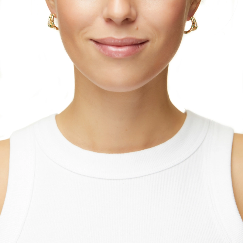 Серьги-кольца Змея