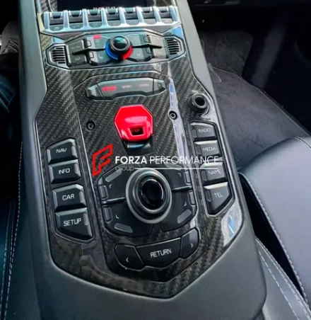 Карбоновые панели центральной консоли для LAMBORGHINI AVENTADOR LP700 / LP720 / LP750 2011–2017 Ламборгини