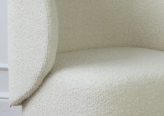 Кресло Ellipse E5.1 (молочный, букле)