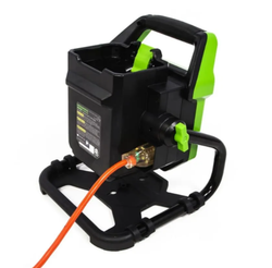 LED-прожектор Greenworks G82WLH с гибридным питанием, 82V / 220V, 1250/2500 лм, крюк для подвеса, крепление на стену, кабель 30 см, (3504007)