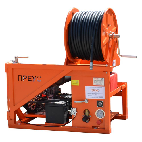 Каналопромывочная установка ПРЕУС Б2050КРэ L* (Б1565КР) с электроприводом барабана