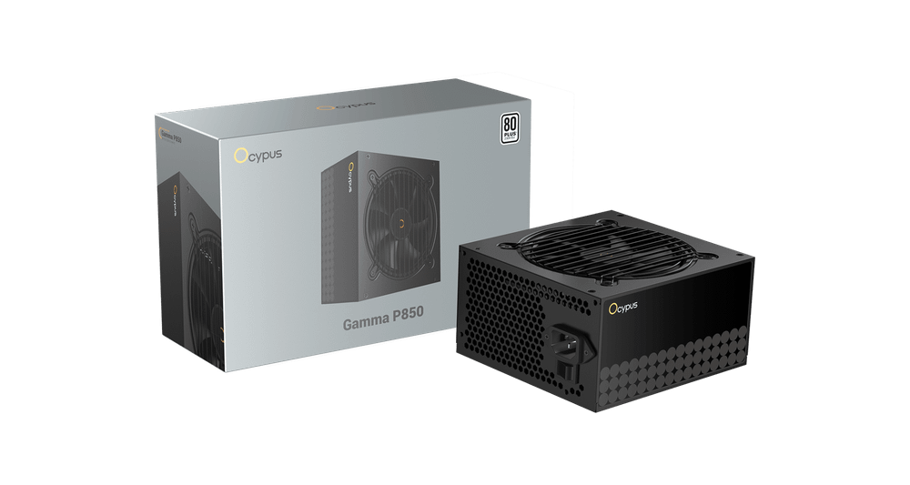 Блок питания Ocypus  850W, Gamma P850, Non modular, 80+ WHITE, 85%, Черный, Gamma-P850-W1HDBK024X-EU