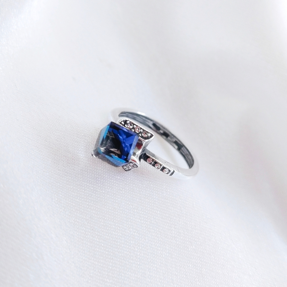 "Орест" кольцо в серебряном покрытии из коллекции "Леди" от Jenavi