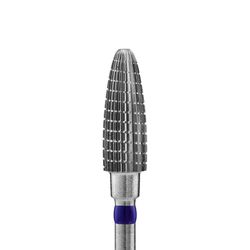 Твердосплавная фреза Тайфун Эдна Пуля закругленная, фиолетовая, 5мм