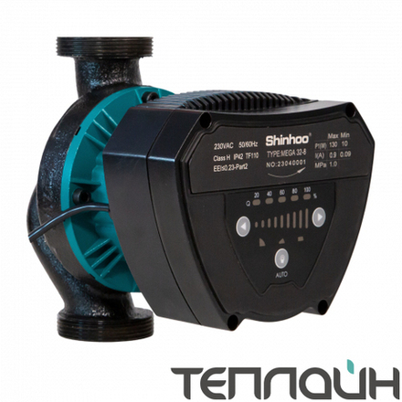 Регулируемый циркуляционный насос Shinhoo MEGA 25-8 130 1x230V резьбовой