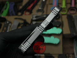 Нож Heretic Hydra V4 Single Edge T/E Tanto SilverGray - светлая рукоять, светлый клинок