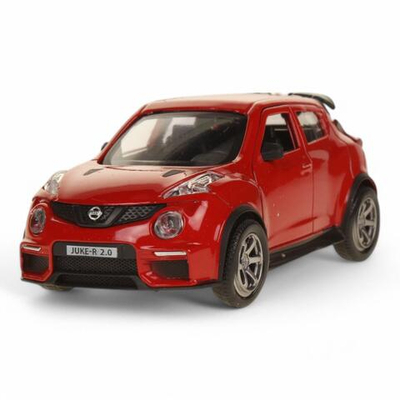 Модель ин. мет. "Nissan Juke-R 2.0" 12см, свет-звук, красный, коробка JUKE-RDS-SL (Технопарк)