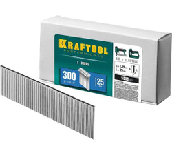 KRAFTOOL тип 18GA (47 / 300 / F) 25 мм, 5000 шт, гвозди для нейлера (31785-25)