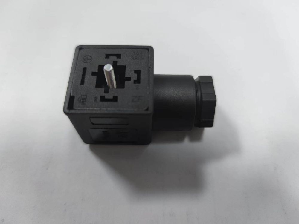 Штекер для реле или датчика давления, без индикации, черный, Z14