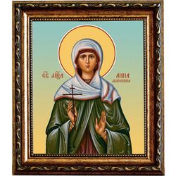 Анна Лыкошина мученица. Икона на холсте.