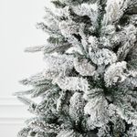 Заснеженная елка «Bourget» (Литая+пвх) 270 см / 2,7 м