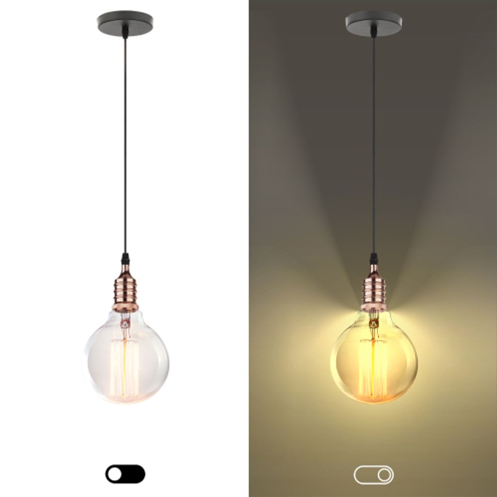 Светильник подвесной ЭРА PL13 E27 - 4 RG под лампу E27 хром | Подвесные светильники