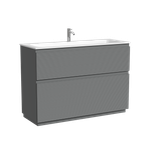 Тумба напольная Sancos Folk Floor 1190х445х850, c двумя ящиками оснащенными доводчиками, Ergraut soft, арт.FL120FES