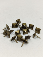 Декоративные гвоздики для мебели шл10х10мм-дл.гв.13мм/20шт