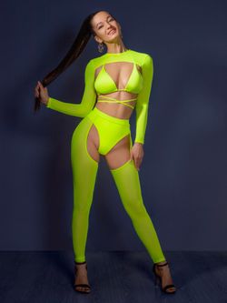 Болеро Sport Shadow сетка, Неон лайм