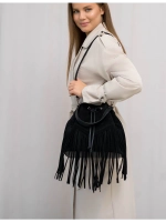 сумка через плечо тоут средняя натуральная замша