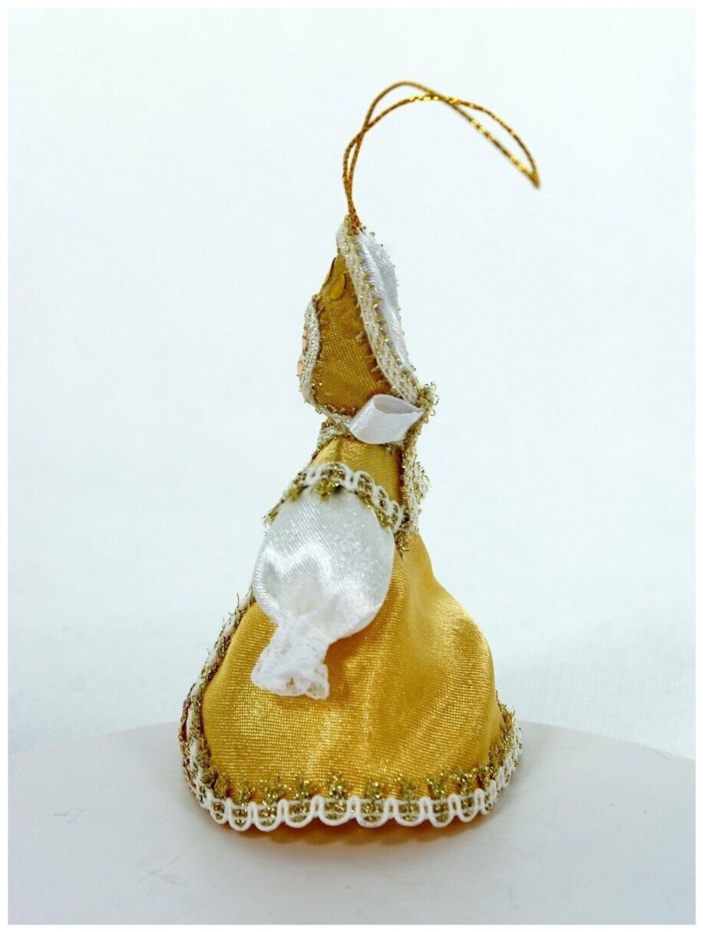 Кукла-подвеска Девушка в золотом сарафане