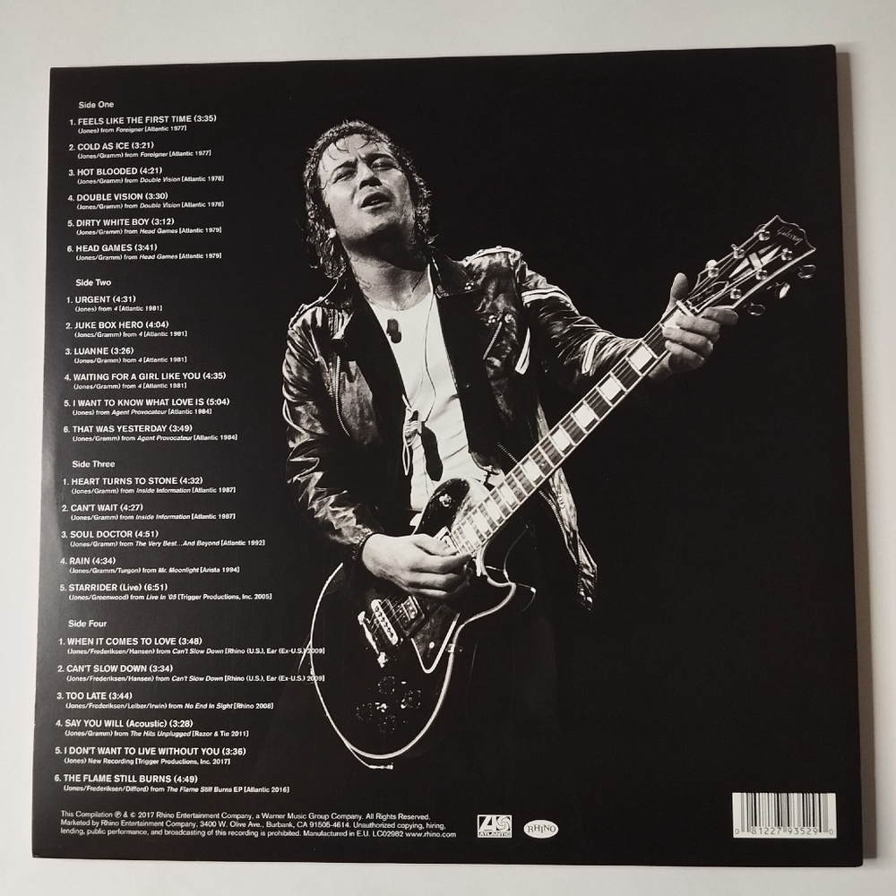 Винтажная виниловая пластинка LP Foreigner 40 (EU 2017)