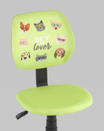 Кресло компьютерное детское ЛОЛО Pet Lover зеленый
