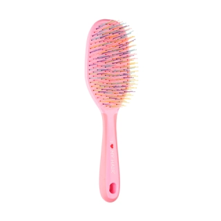 Расческа I LOVE MY HAIR Crazy Brush розовая L