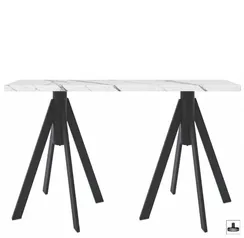 Стол Fuoz Werzalit Fantasy 120х80 см, верзалит афонский мрамор