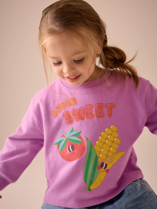 Толстовка для девочки Next E44-981, Сиреневый