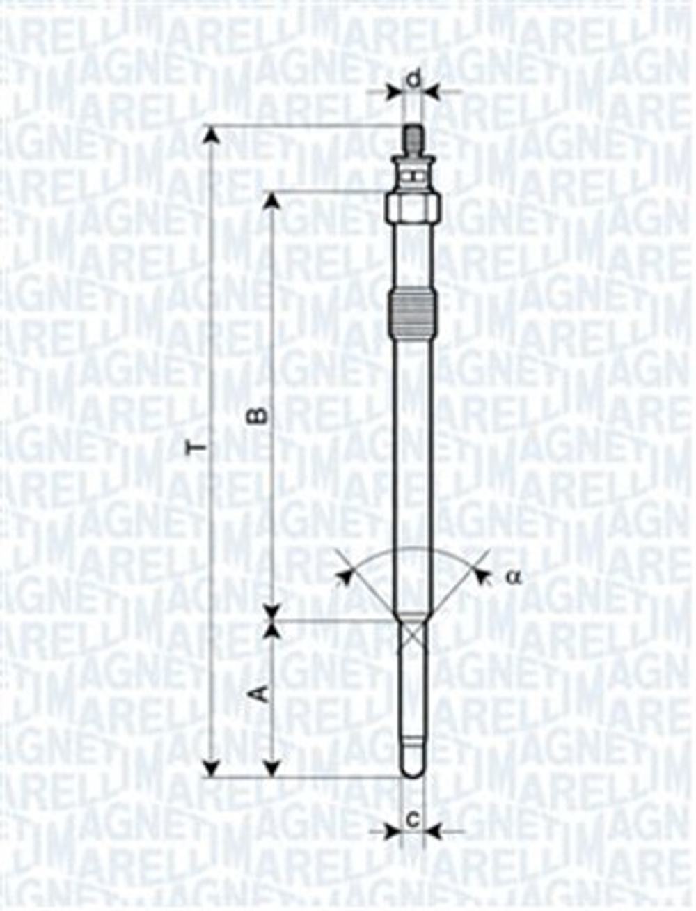 MAGNETI MARELLI - 062900024304-MAN - Glow Plug