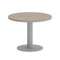 Onix Direct Стол журнальный круглый O.SJ-1 Дуб Аттик/Металл Серый 600*600*450