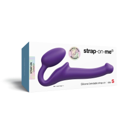 Гибкий страпон Strap-on-me Semi-Realiste, фиолетовый, S