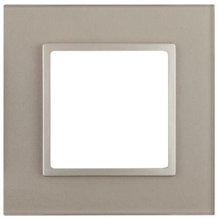 Рамка 1-м 14-5101-04 стекло Elegance шампань+шампань ЭРА Б0034473