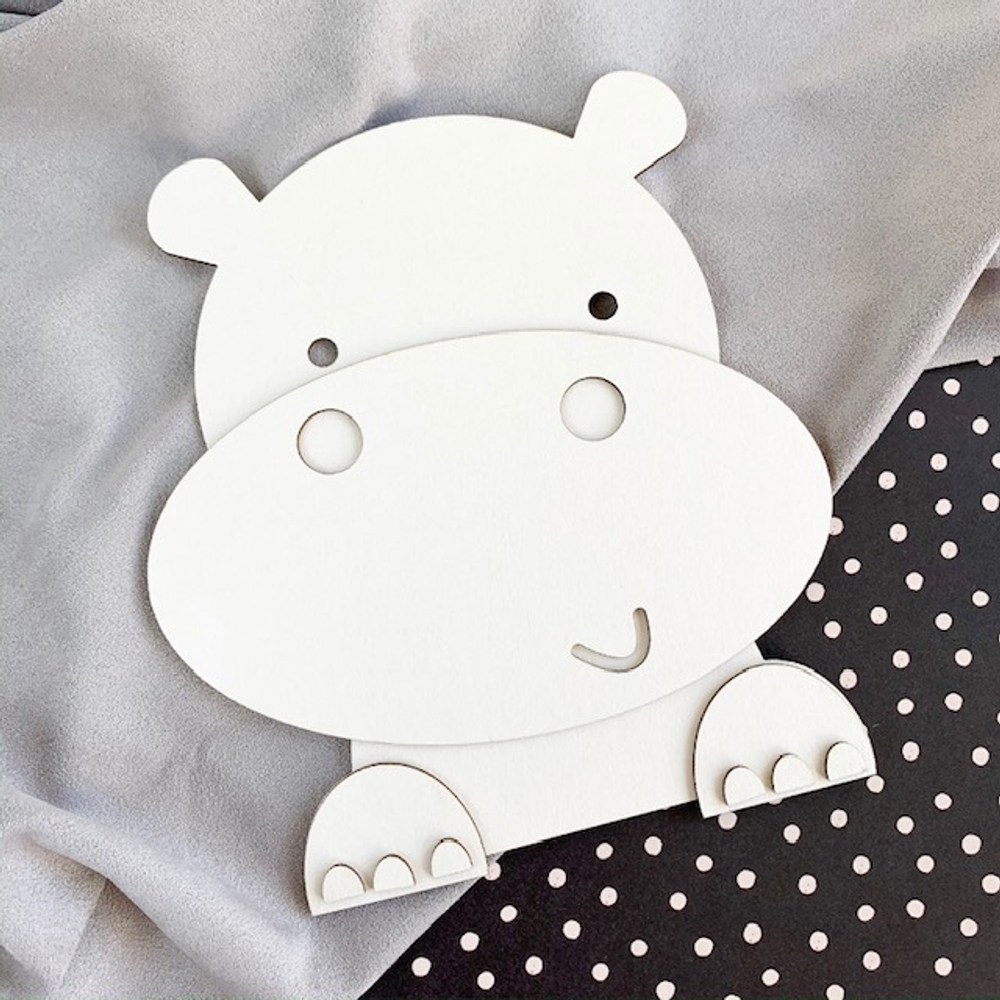 Заготовка для тиснения "Бегемот", 2 слоя