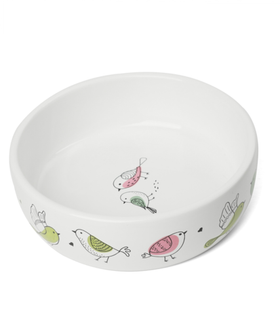 Миска керамическая "Птички", 0,35л, Triol