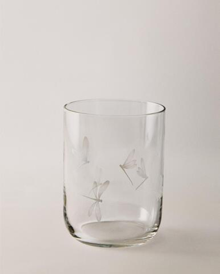 Zara Home стакан из стекла, цвет белый, 9.8 см