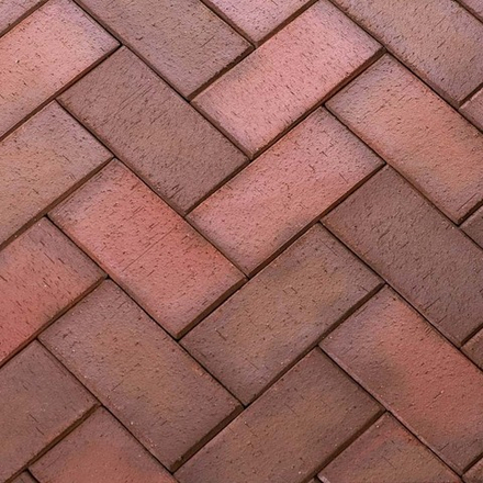 ЛСР, Красный Флэш «Ноттингем», 200x100x50 - Клинкерная тротуарная брусчатка