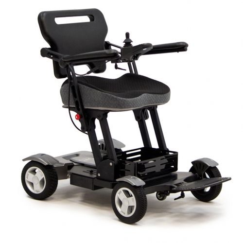 Кресло-коляска с анатомическим сиденьем и системой подруливания MET Compact Pro 4WS