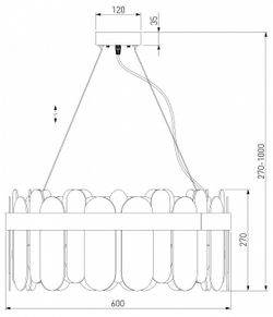 Подвесной светильник Bogate's Conte 333/8