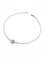 Колье-чокер с битым медальоном