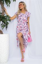 Платье Весенний луг (сиреневый мультиколор) П13216-3М LT Collection