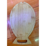 Доска бамбуковая для подачи и сервировки «SHEF» 32,5*20см Рыбка