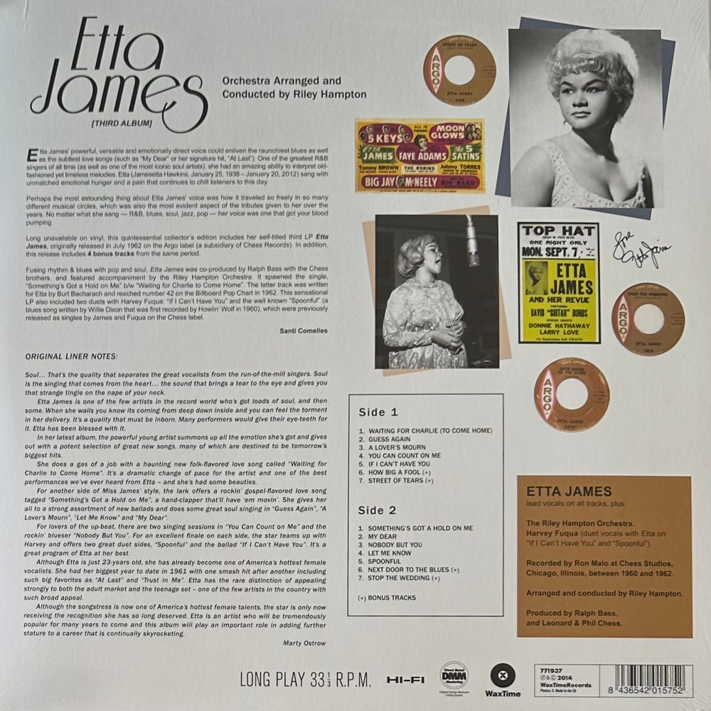 Etta James ‎– Etta James (Европа 2016г.)