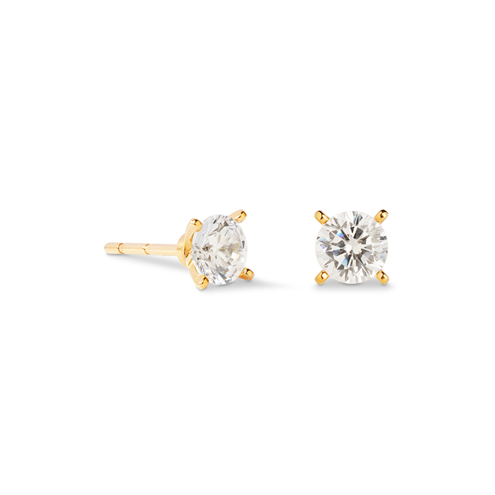 Серьги Coeur de Lion Crystal-Gold 0207/21-1816