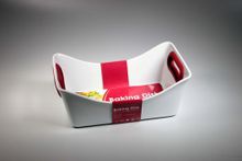 Форма фарфоровая прямоугольная с силиконовыми ручками TimA Dragon Homeware, 26,8 см