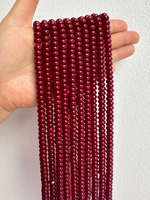 "Жемчуг" 8мм, "Майорка. Имитация", рондель (винный цвет)