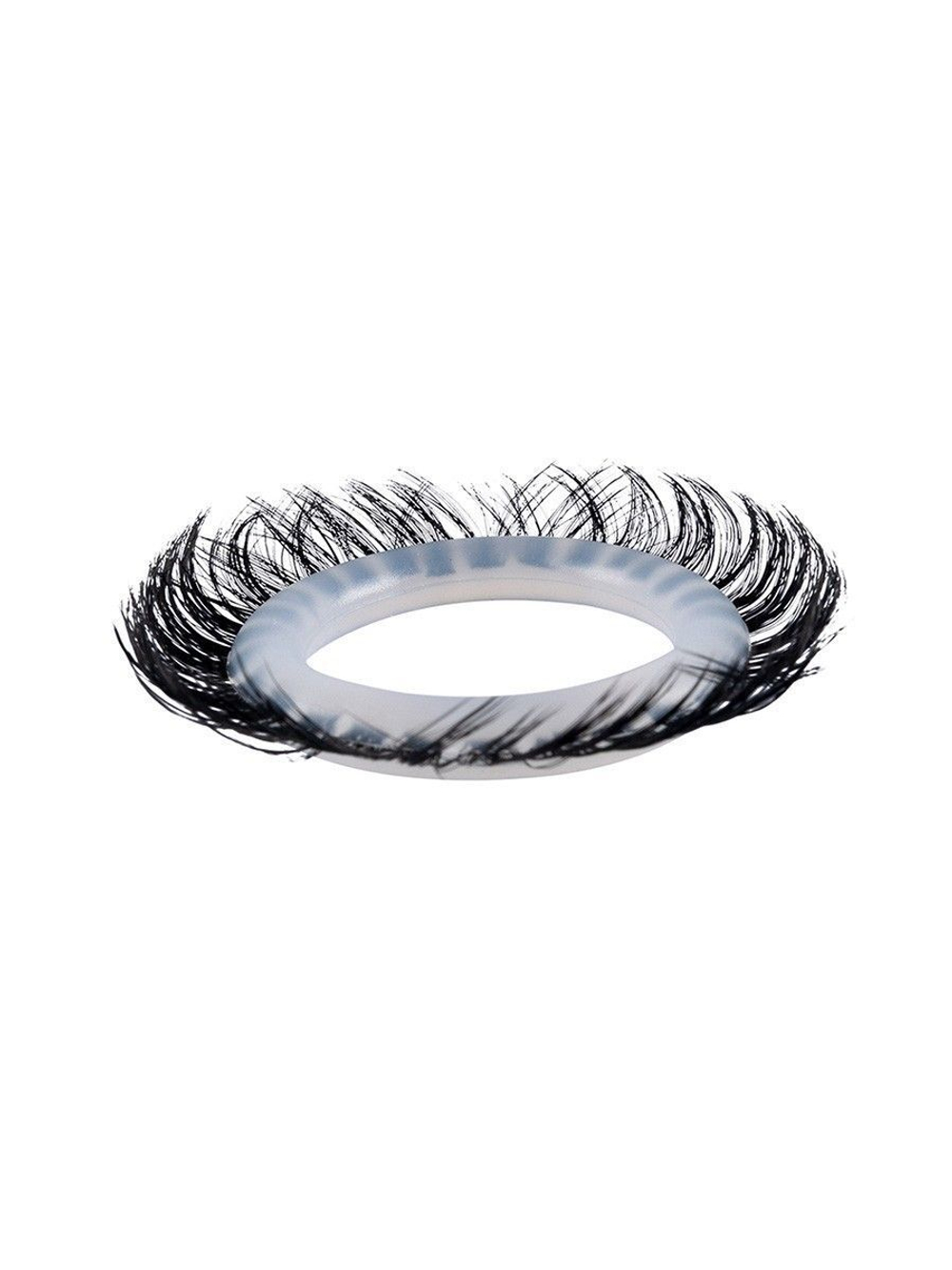 Эластичное эрекционное колечко с черными «ресничками»