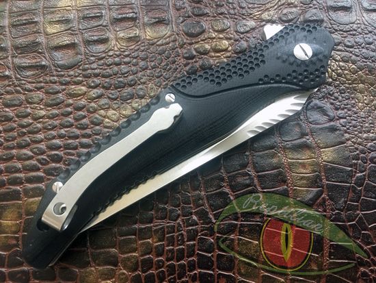 Складной нож Reptilian Пифон-01 c клинком из стали 9Cr18MoV, рукоять G10