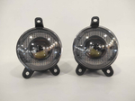 M75 BI, - Белый / ПТФ (M75, белый) линзы Bi-LED (Газель, LADA Приора 1 и 2, Шевроле Нива), светодиодные противотуманные фары (2 шт. / комплект)