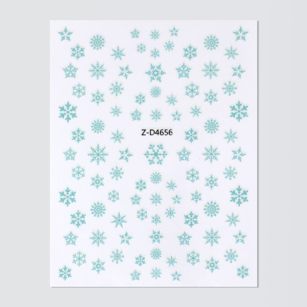 Наклейки для ногтей «Снежинки» SL